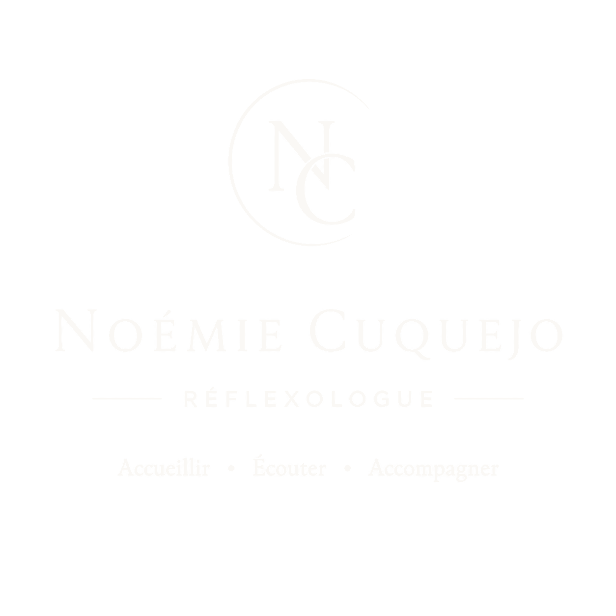 Logo Noémie Cuquejo, réflexologue
